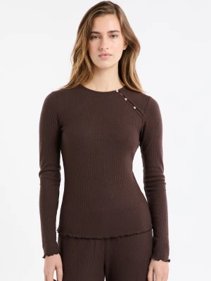 Koszulka piżamowa z guzikami Etam