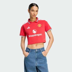 Koszulka podstawowa o skróconej długości Manchester United 26 / 27 Adidas Mufc Red
