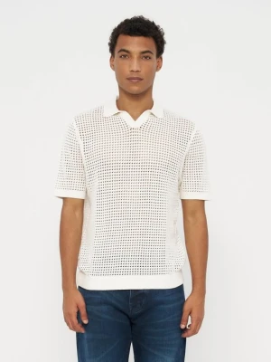 Koszulka polo 7 For All Mankind biały