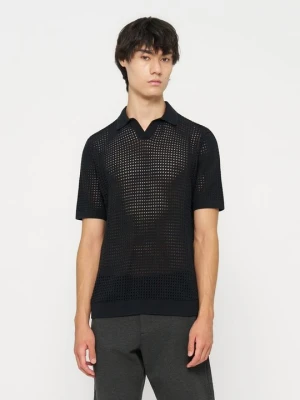Koszulka polo 7 For All Mankind czarny