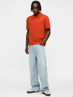 Koszulka polo A.p.c. czerwony