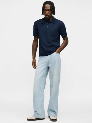 Koszulka polo A.p.c. granatowy