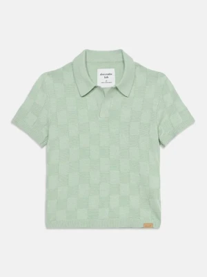 Koszulka polo Abercrombie & Fitch jasnozielony