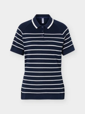Koszulka polo Adidas granatowy