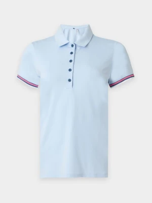 Koszulka polo Adidas niebieski