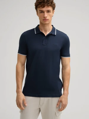 Koszulka polo Agnello z piki w kolorze granatowym Joop