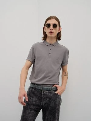 Koszulka polo AllSaints szary
