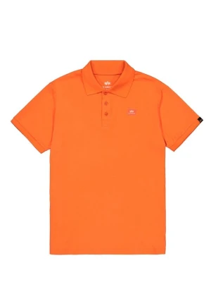 Koszulka polo Alpha Industries pomarańczowy