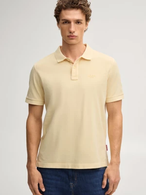 Koszulka polo Ambrosian w kolorze jasnożółtym Joop