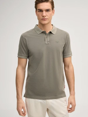 Koszulka polo Ambrosian w kolorze khaki Joop