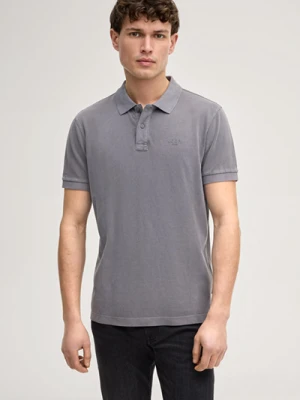 Koszulka polo Ambrosian w kolorze szarym Joop