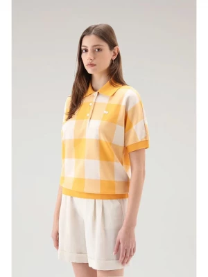 Woolrich Koszulka polo "American" w kolorze żółto-kremowym rozmiar: S