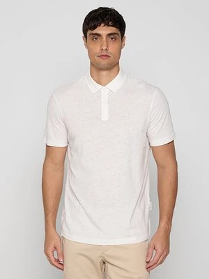 Koszulka polo Armani Exchange biały