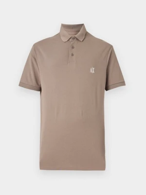 Koszulka polo Armani Exchange brązowy
