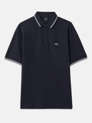 Koszulka polo Armani Exchange granatowy