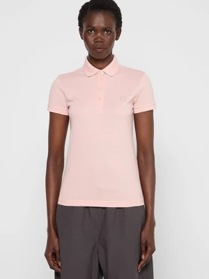 Koszulka polo Armani Exchange jasnoróżowy