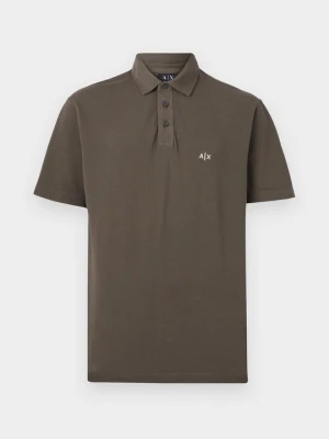 Koszulka polo Armani Exchange oliwkowy