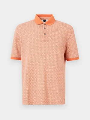 Koszulka polo Armani Exchange pomarańczowy