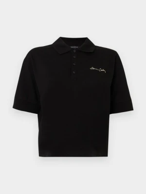 Koszulka polo Armani Exchange w kolorze złota