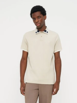 Koszulka polo Barbour beżowy