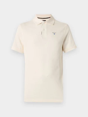 Koszulka polo Barbour biały