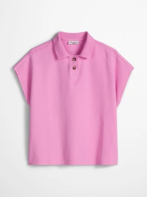 Koszulka polo bez rękawów szeroka Marc O'Polo