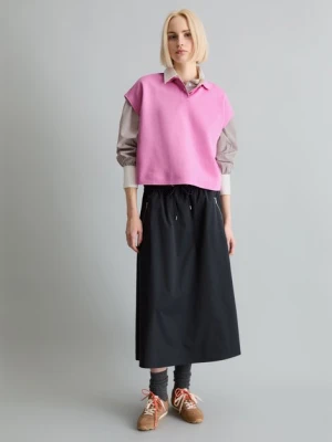 Koszulka polo bez rękawów szeroka Marc O'Polo