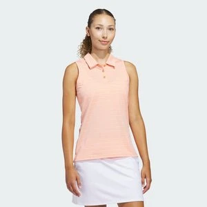 Koszulka POLO BEZ RĘKAWÓW ULTIMATE365 JACQUARD Adidas Dusky Orange