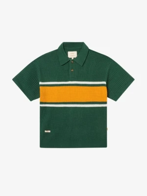 Koszulka polo BLKVIS ciemnozielony
