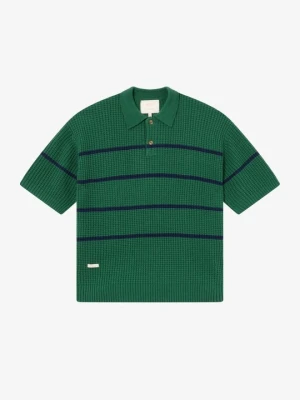 Koszulka polo BLKVIS ciemnozielony