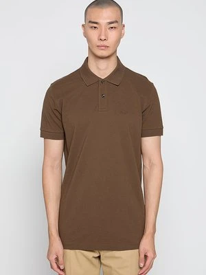 Koszulka polo Boss ciemnozielony