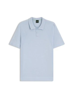 Koszulka polo Boss niebieski