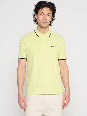 Koszulka polo Boss jasnozielony