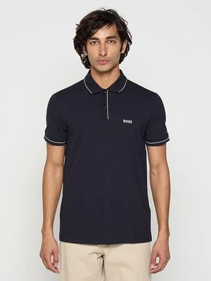 Koszulka polo Boss granatowy