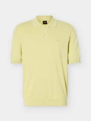 Koszulka polo Boss jasnozielony