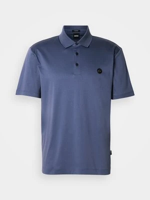 Koszulka polo Boss niebieski