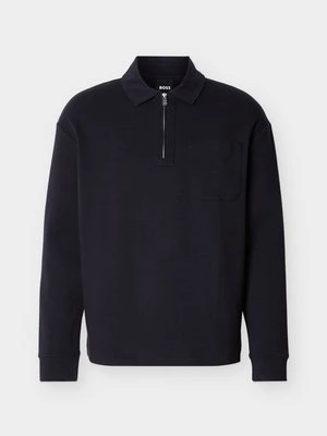 Koszulka polo Boss granatowy