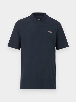 Koszulka polo Boss granatowy