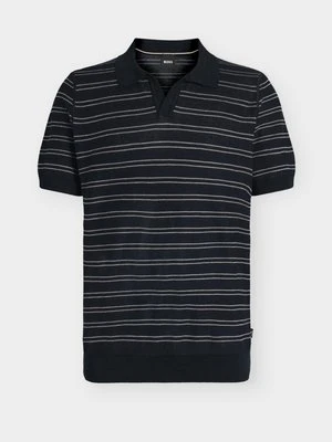 Koszulka polo Boss granatowy