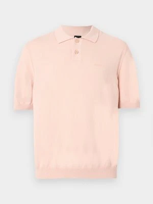 Koszulka polo Boss różowy