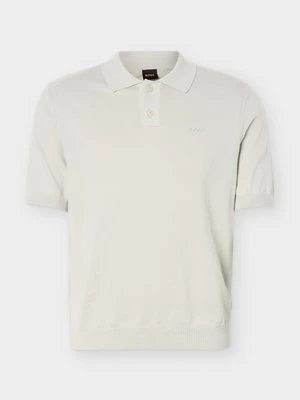 Koszulka polo Boss jasnoszary
