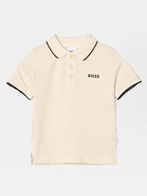 Koszulka polo Boss beżowy