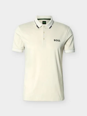 Koszulka polo Boss beżowy