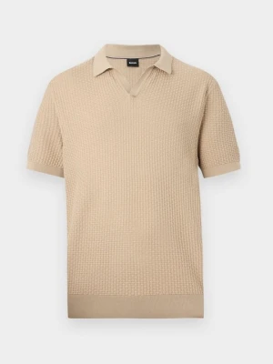 Koszulka polo Boss beżowy