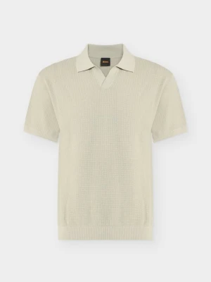 Koszulka polo Boss beżowy