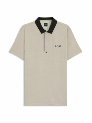 Koszulka polo Boss beżowy