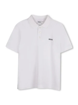 Koszulka polo Boss biały