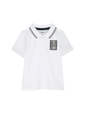 Koszulka polo Boss biały