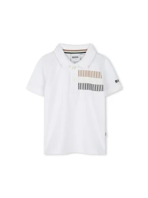 Koszulka polo Boss biały