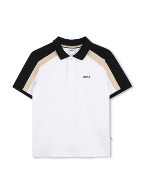 Koszulka polo Boss biały
